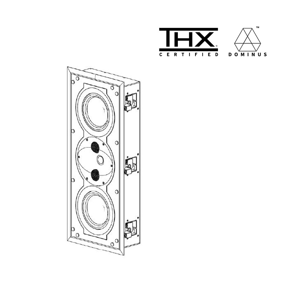 Perlisten S5i-LR THX Certified Dominus in-wall speaker
