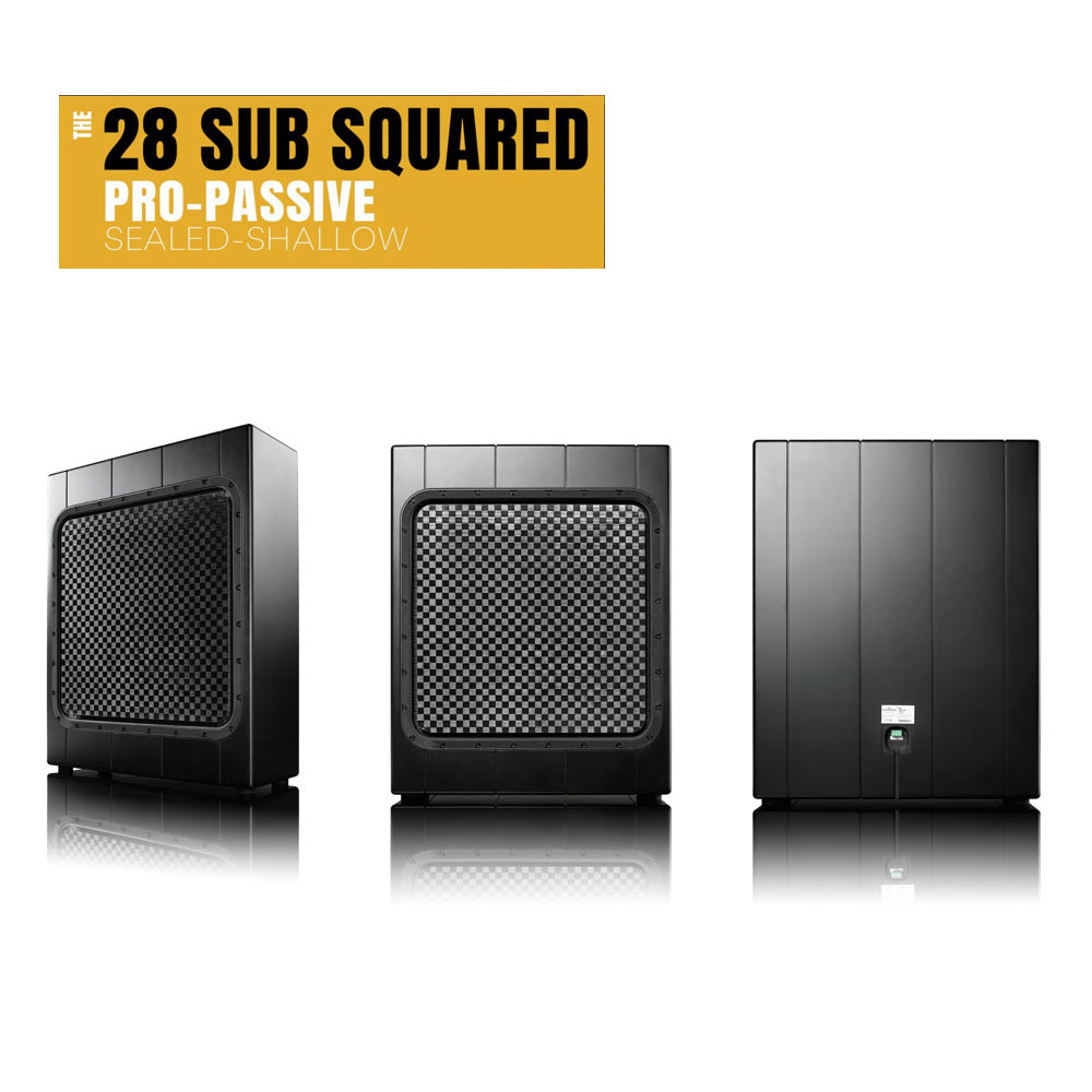 AIA THE 28 SUB PRO SQUARED, INFRASONIC, 28” planar woofer