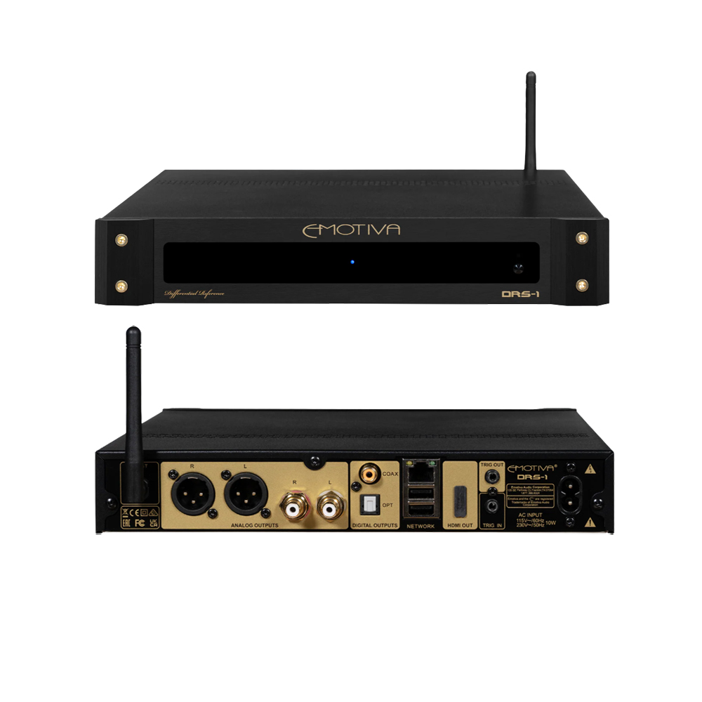 Emotiva DRS-1 Differential Reference Streamer + Media Hub